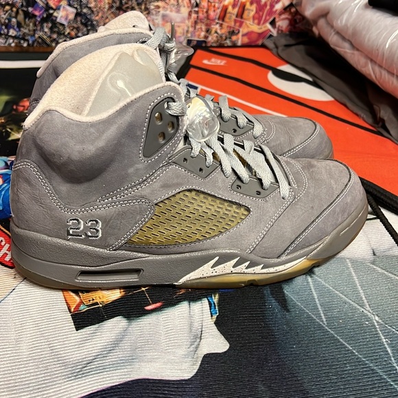 Jordan 5 WolF Grey - Picture 3 of 7
